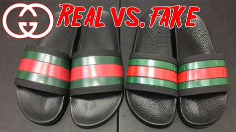 how to tell fake gucci slides|how to authenticate gucci slides.